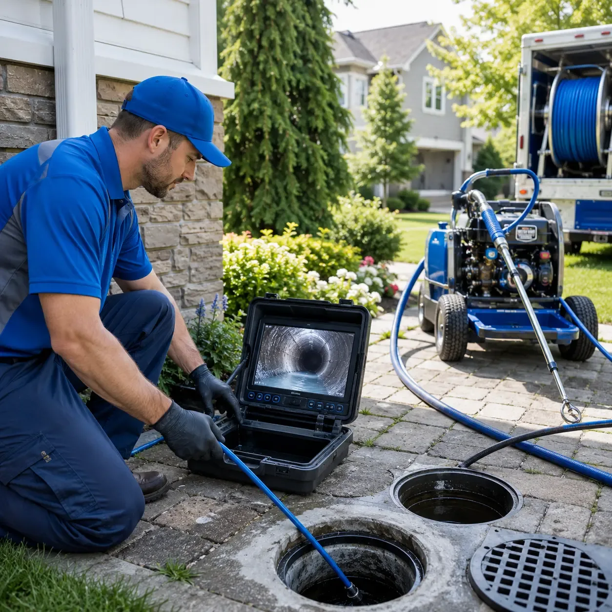 Outdoor drain cleaning professionals serving Mckinney, KY